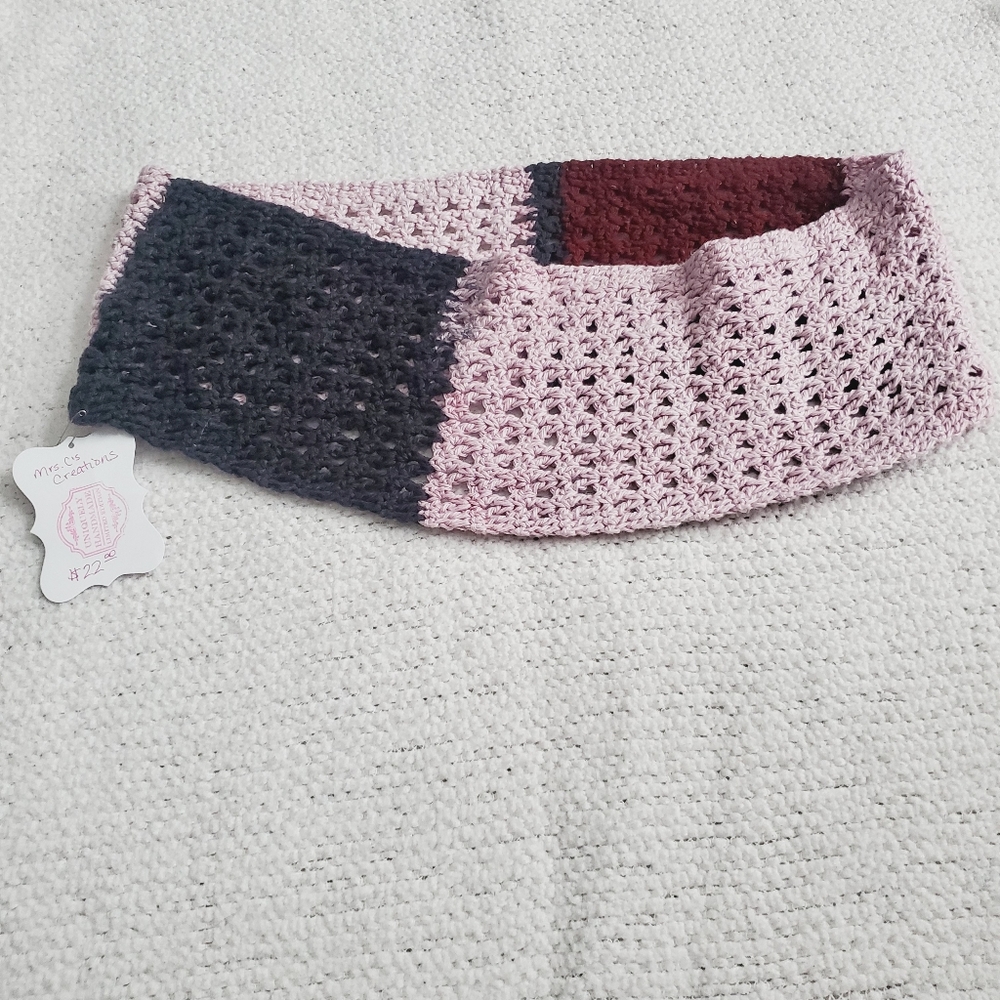 Colorblock infinity scarf